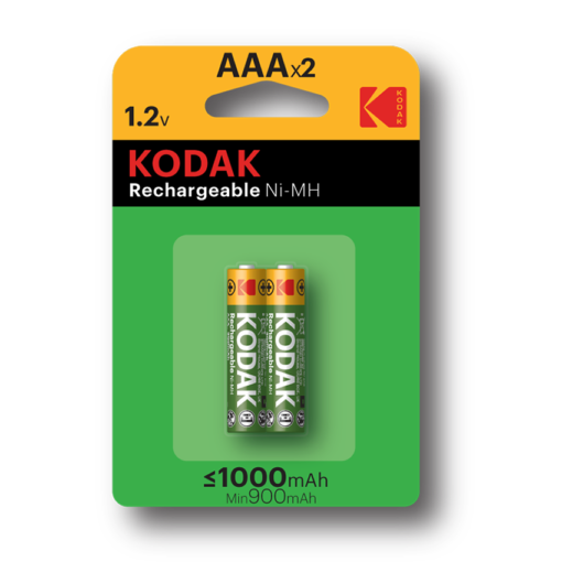 Kodak AAA επαναφορτιζόμενες μπαταρίες x2