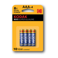 Kodak AAA αλκαλικές μπαταρίες x4 pack