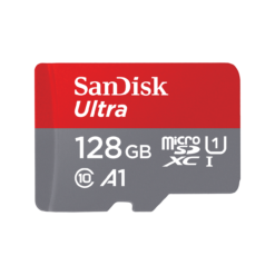 SanDisk MicroSD 128GB UHS-I A1 με αντάπτορα