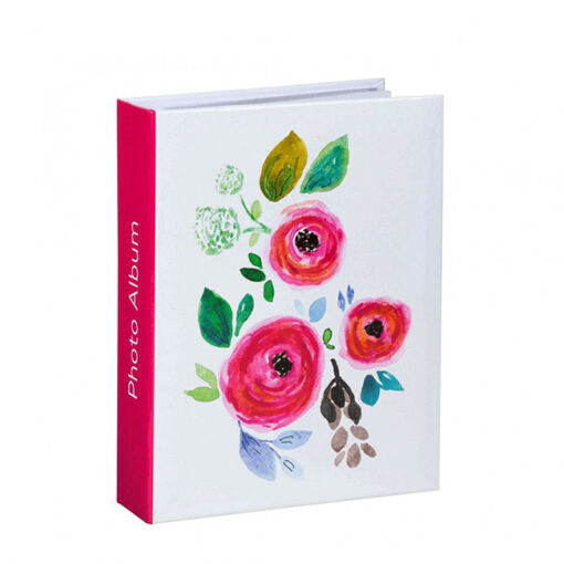 Άλμπουμ φωτογραφιών Red Flowers για 200 φωτό 10x15cm